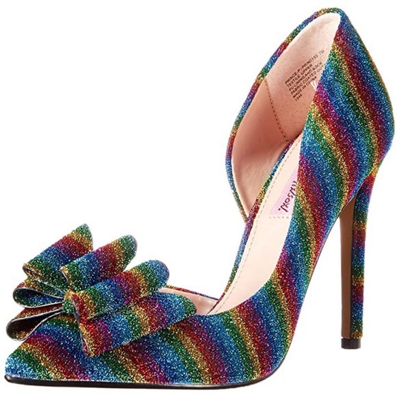 Betsey Johnson Shoes - Cute Rainbow Pride Heels, Size 5, New in Box!
